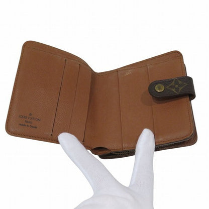 Louis Vuitton Monogram Compact Zip Bi-Fold Wallet M61667