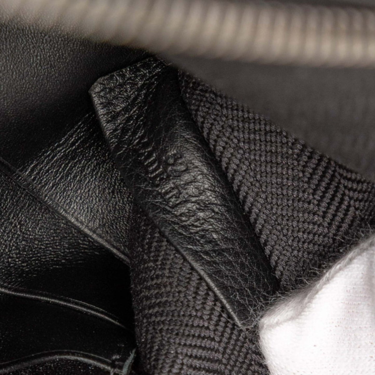 Loewe Anagram Two-Tone Clutch Bag/Second Bag In Black