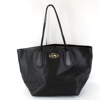 Coach 33577 Tote Bag Leather Black