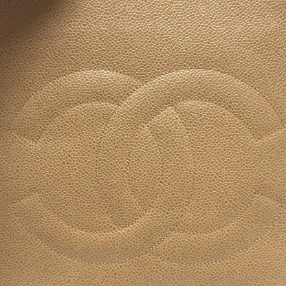 Chanel Coco Ball Bag Shawl Tote Bag Beige Goldhardware