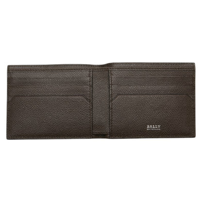 Bally Bifold Wallet Tevye Lt 241 Brown Leather