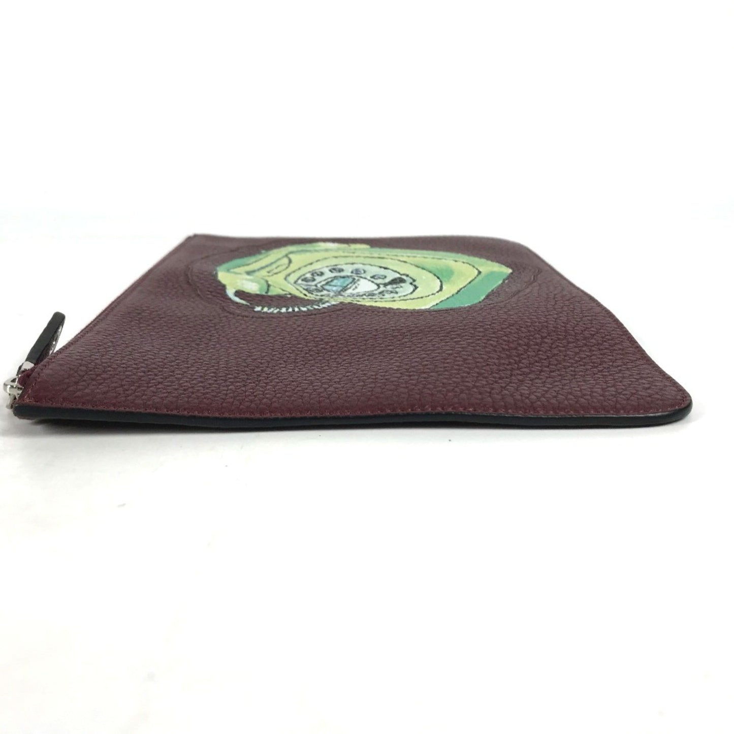 Fendi 7N0078 Pouch Pouch Cluch Bag Clutch Bag Brownbased