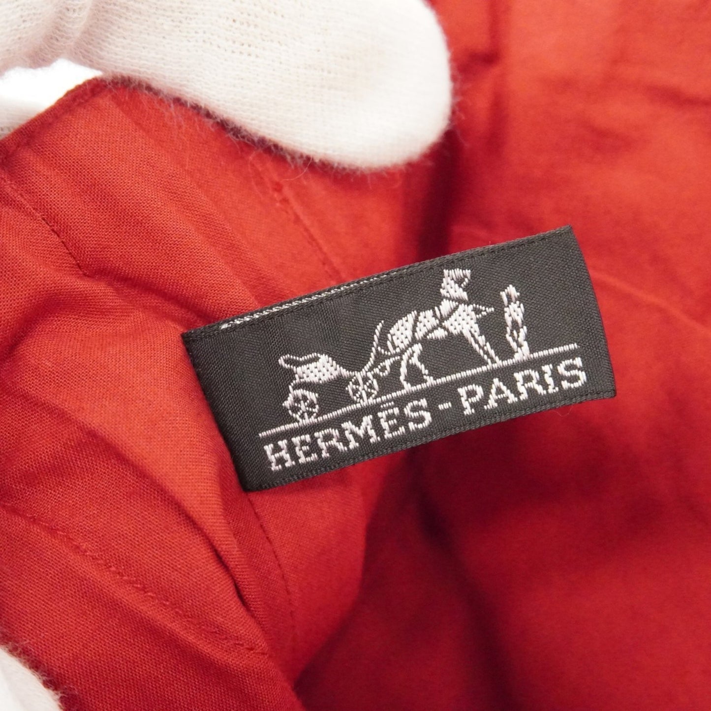 Hermes Amedaba Kabadu Poche Canvas Shoulder Bag