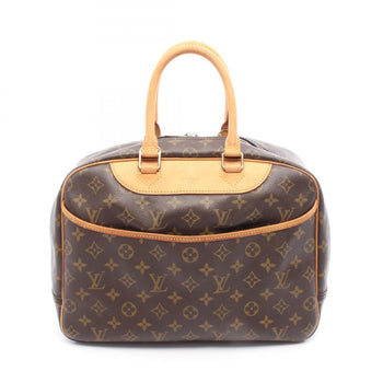 Louis Vuitton Deauville Bowling Vanity Monogram Handbag In Coated Canvas And Leather