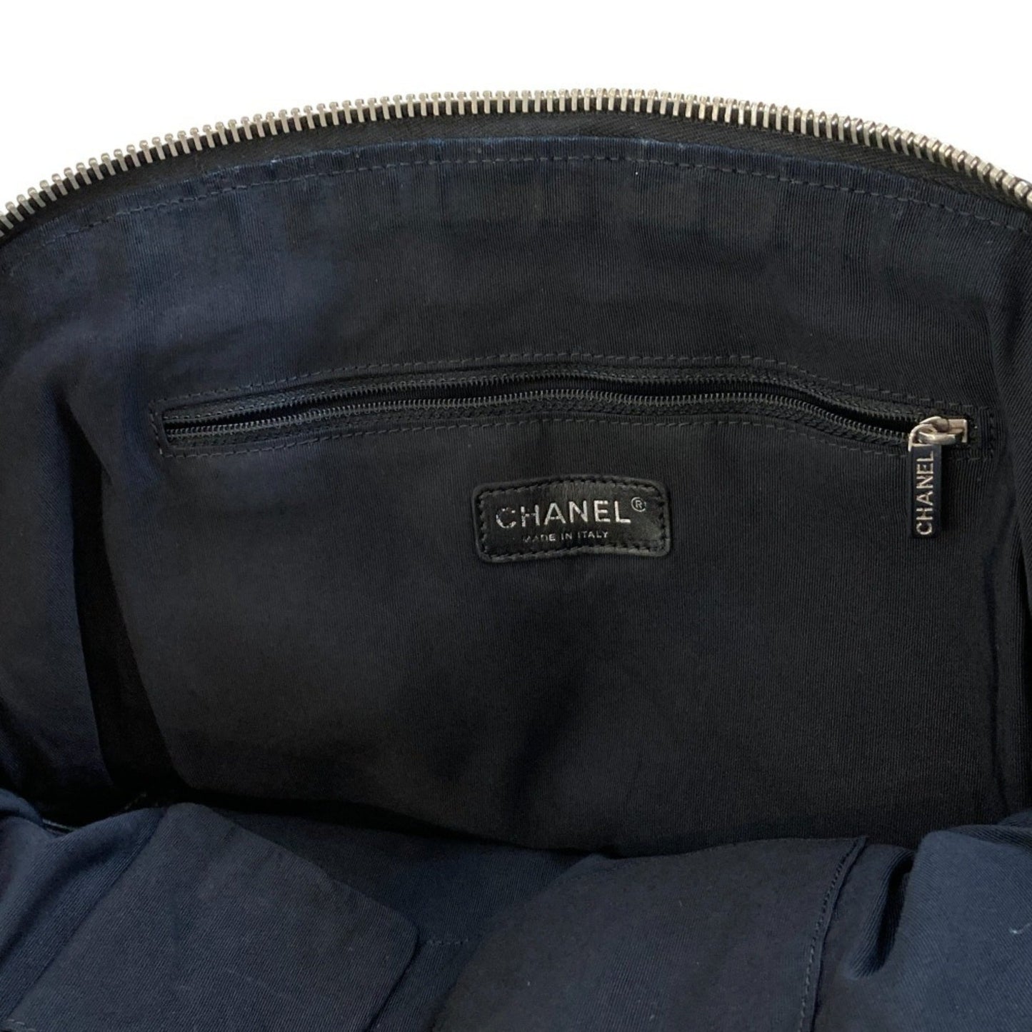 Chanel Coco Mark Matelasse Tote Bag Black