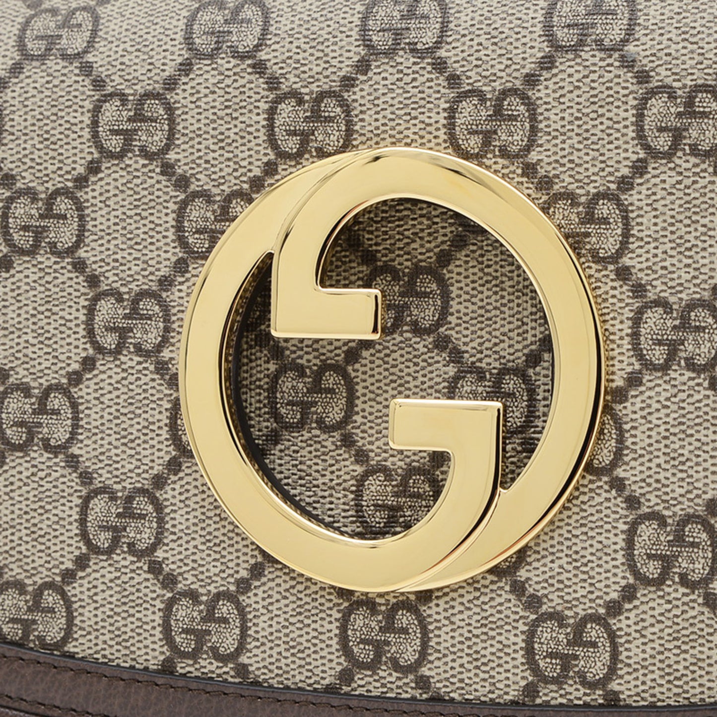 Gucci Gg Supreme Blondie Body Bag/Waist Bag In Beige