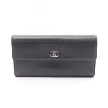 Leather Chanel Long Wallet (Bi-Fold)