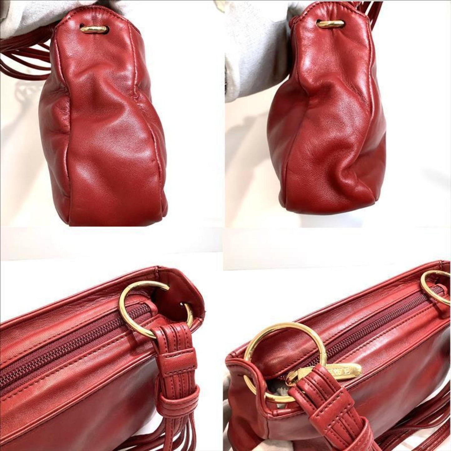 Loewe Anagram Nappa Leather Handbag