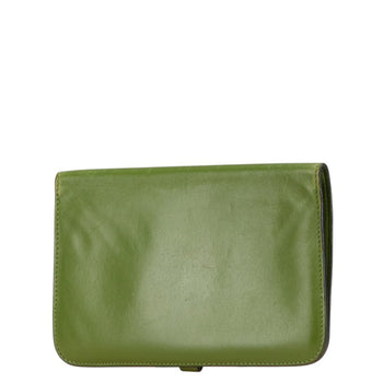 Hermes Herms Dogon Gm Bifold Wallet In Green Swift