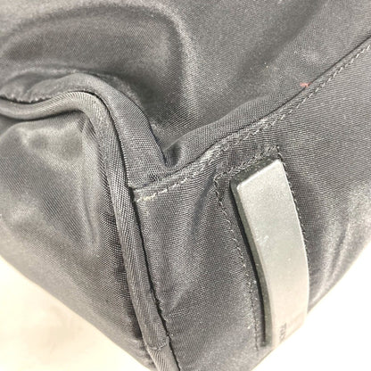 Prada Triangle Logo Plate Handbag In Nylon