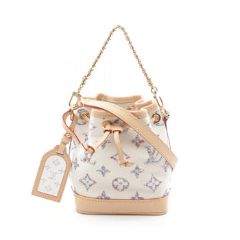 Louis Vuitton Nano Noe Monogram Jacquard Handbag Bag Canvas Leather