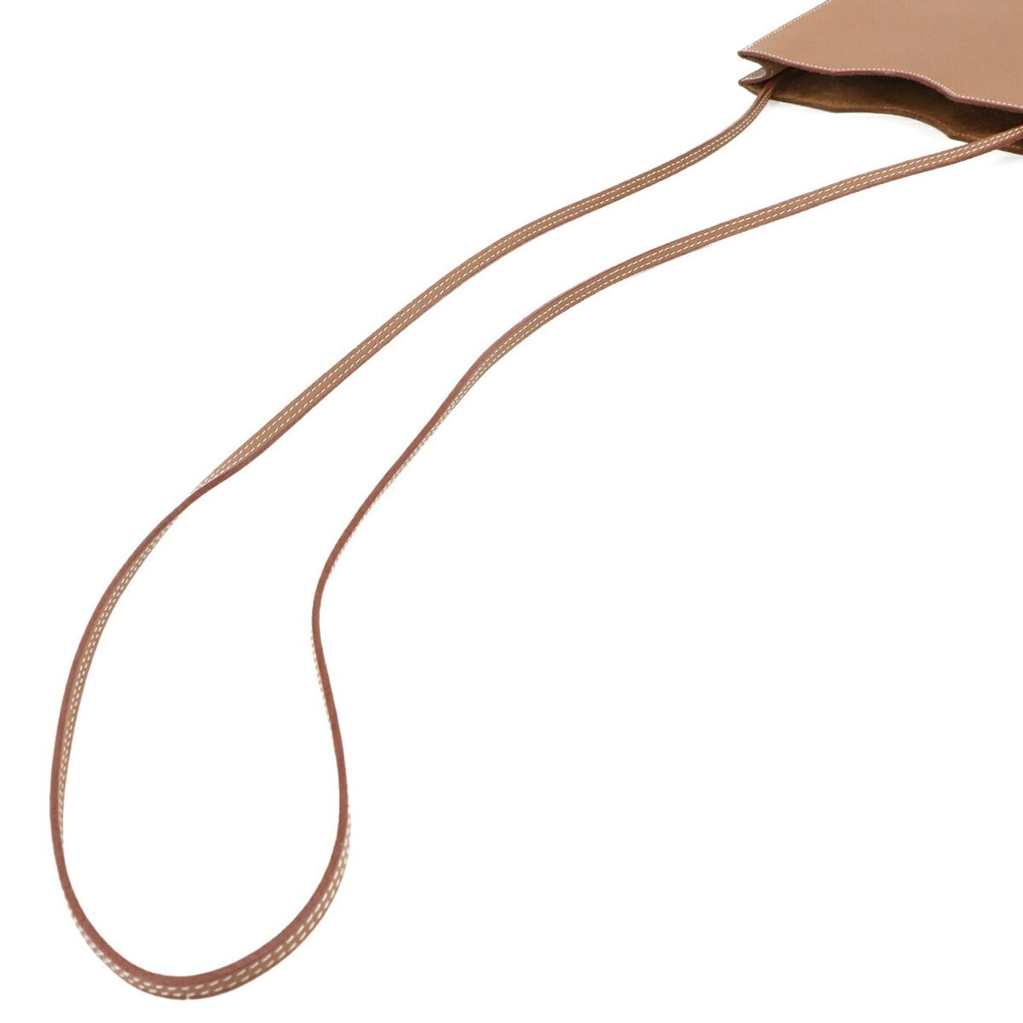 Hermes Herms Onimaitou Shoulder Bag Pochette Evercolor Brown