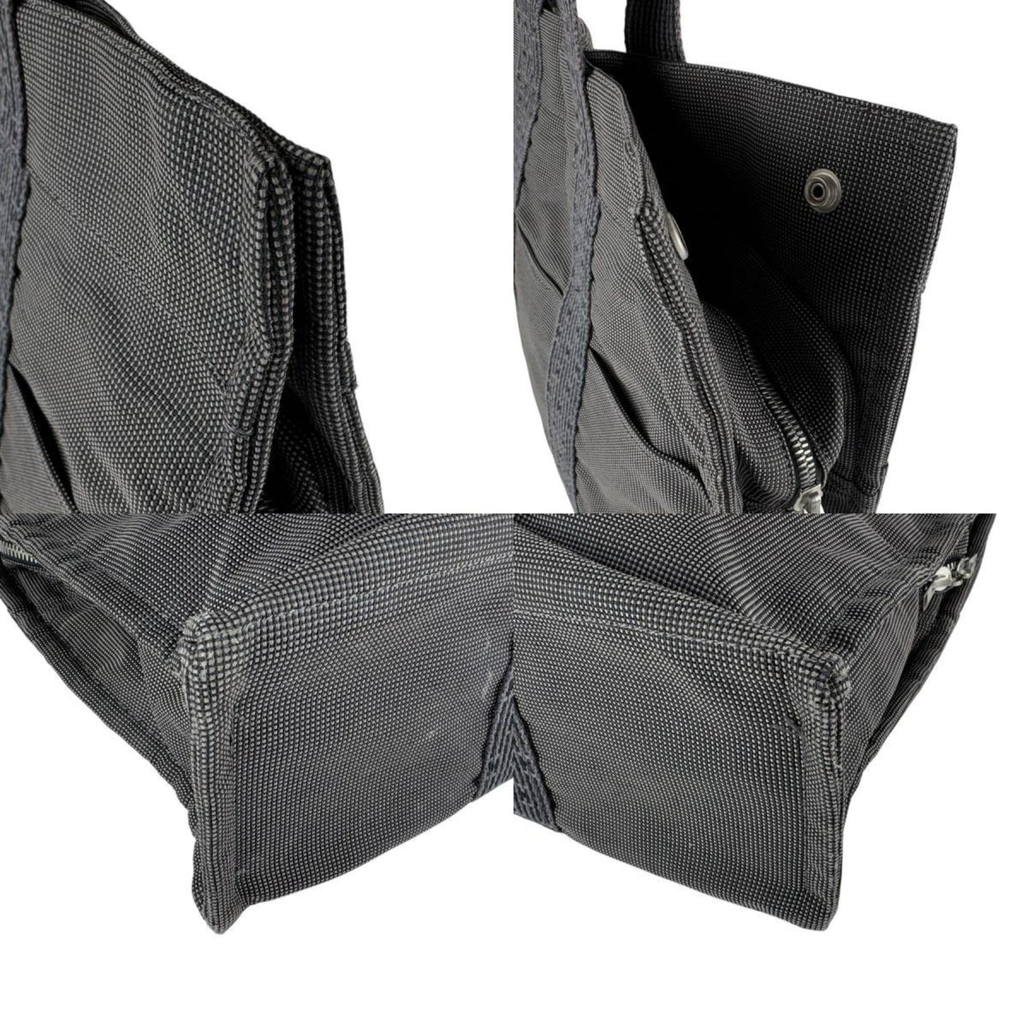 Hermes Herms Air Line Canvas Handbag