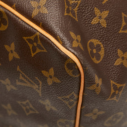 Louis Vuitton Monogram Keepall 60 Boston Bag/Travel Bag M41422 Brown Leather