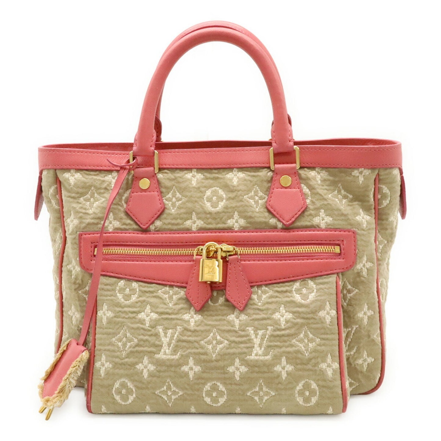 Louis Vuitton Monogram Sabia Cabas Mm Handbag/Tote Bag In Beige