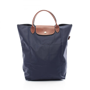 Longchamp Le Pliage Original M Tote Bag Fabric Leather