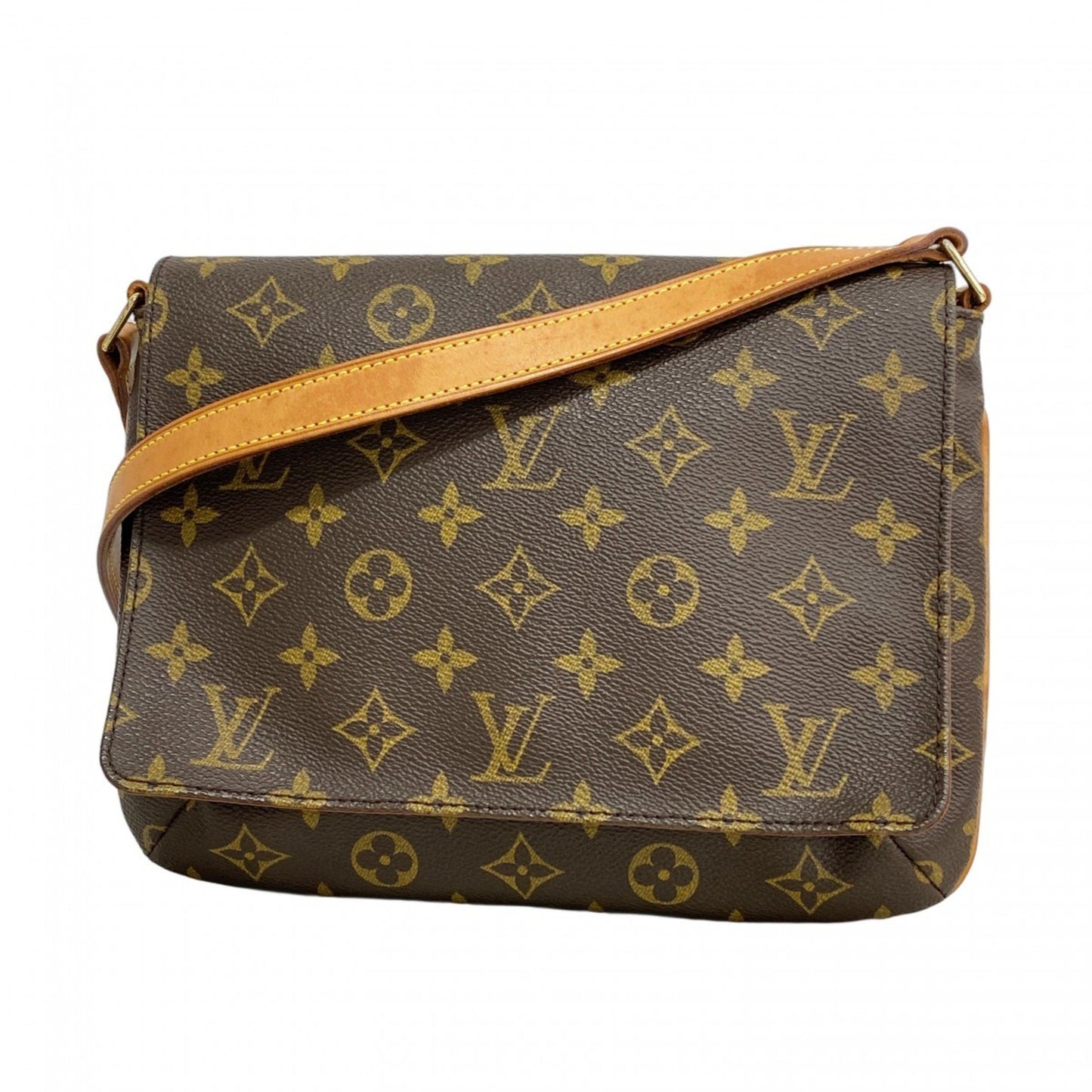 Louis Vuitton Monogram Musette Tango Short Strap Shoulder Bag M51257 Brown