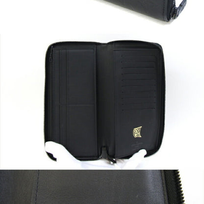 Louis Vuitton Round Long Wallet Monogram Shadow Zippy Vertical M62902 Noir Zip Black