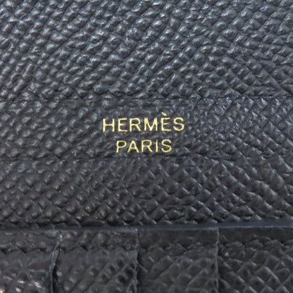 Hermes Herms Bearn Compact Bifold Wallet With Gold Hardware