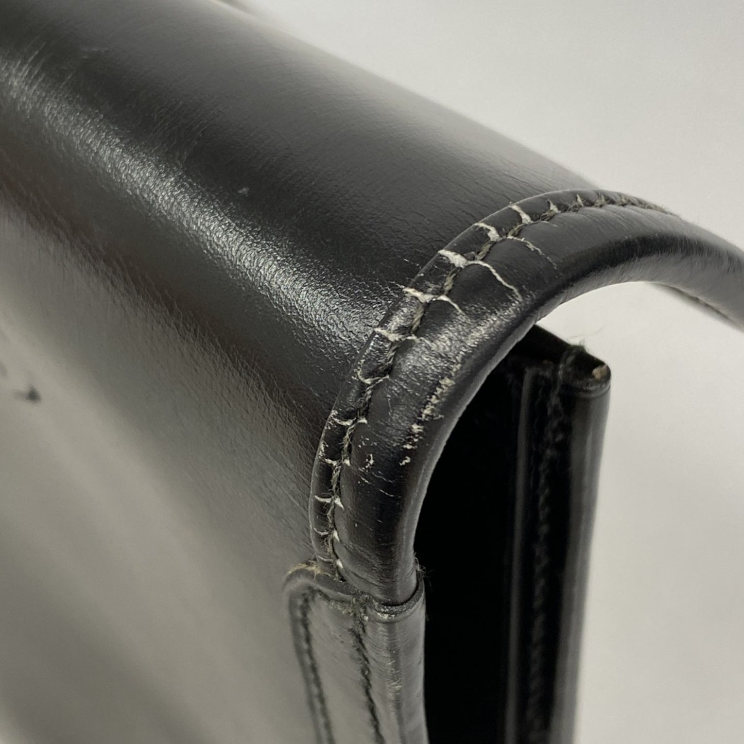 Hermes Herms Jige Pm Clutch Bag In Box Calf Leather