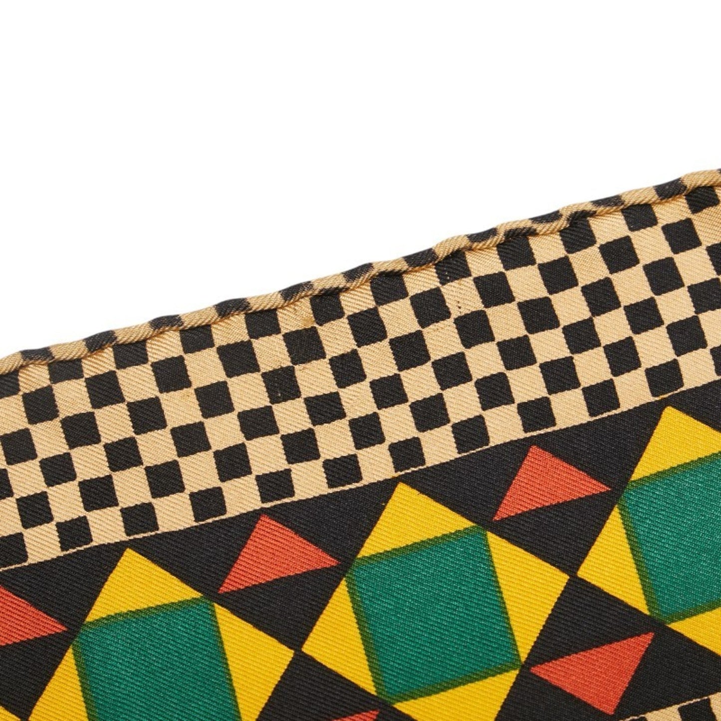 Saint Laurent Geometric Motif Scarf