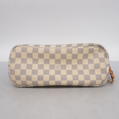 Louis Vuitton Damier Azur Neverfull Pm Tote Bag N51110 White