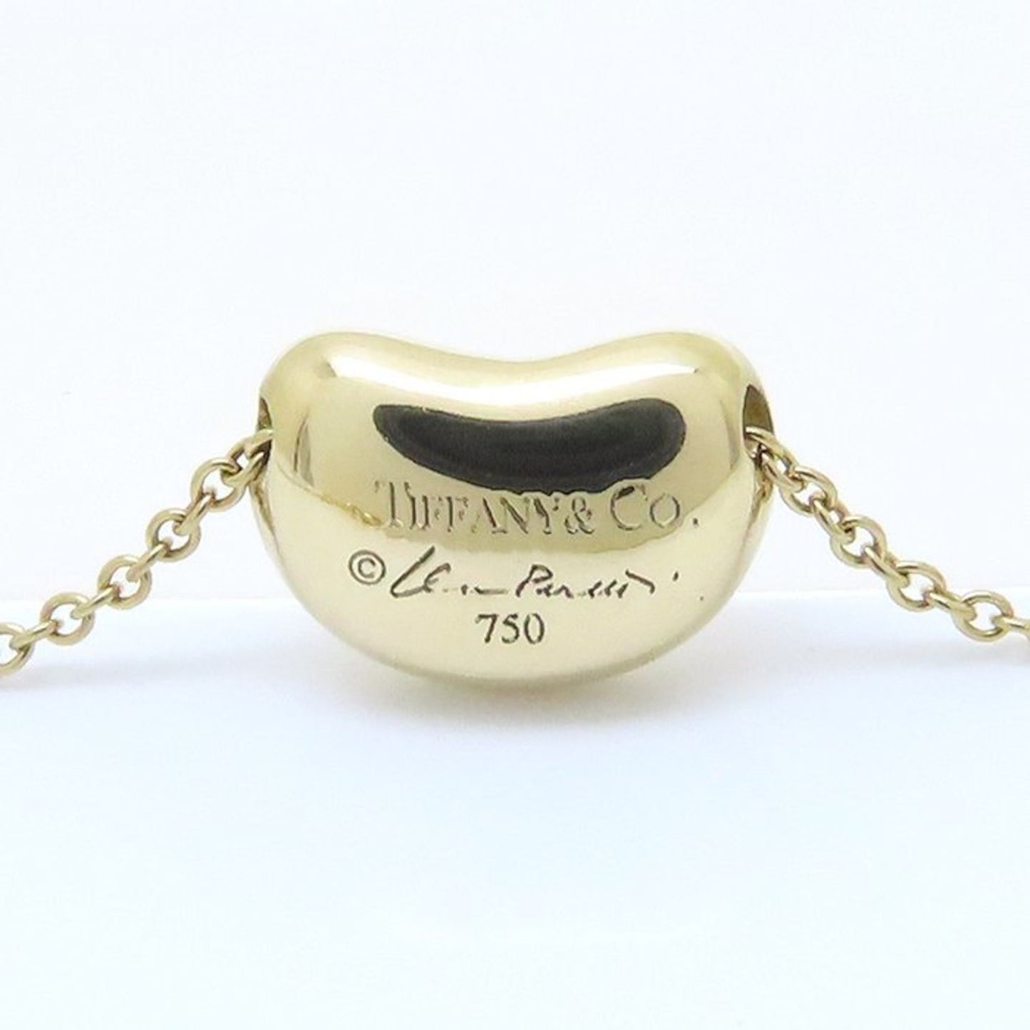 Tiffany & Co. Tiffany Bean Necklace By Elsa Peretti In 18K Yellow Gold For Women