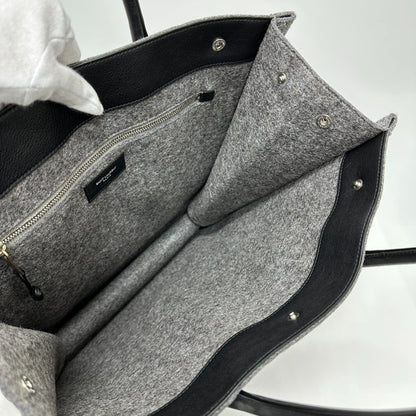 Saint Laurent Paris 632539 Shoulder Bag Hand Bag Bag Tote Bag Gray Black