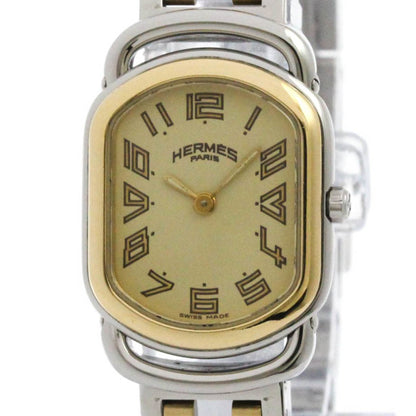 Hermes Rally Gold Plated Steel Quartz