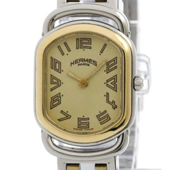 Hermes Rally Gold Plated Steel Quartz