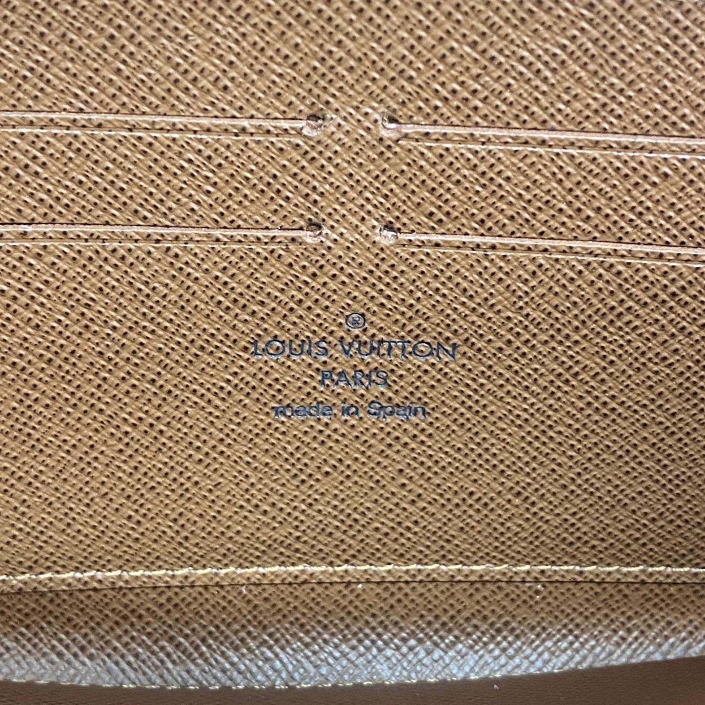 Louis Vuitton Monogram Zippy Wallet M60017 Brown