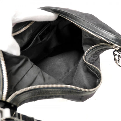 Gucci Gg Canvas Shoulder Bag 001 3814 Black