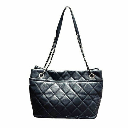 Chanel Matelasse Coco Mark A67294 Blue Label Shoulder Bag