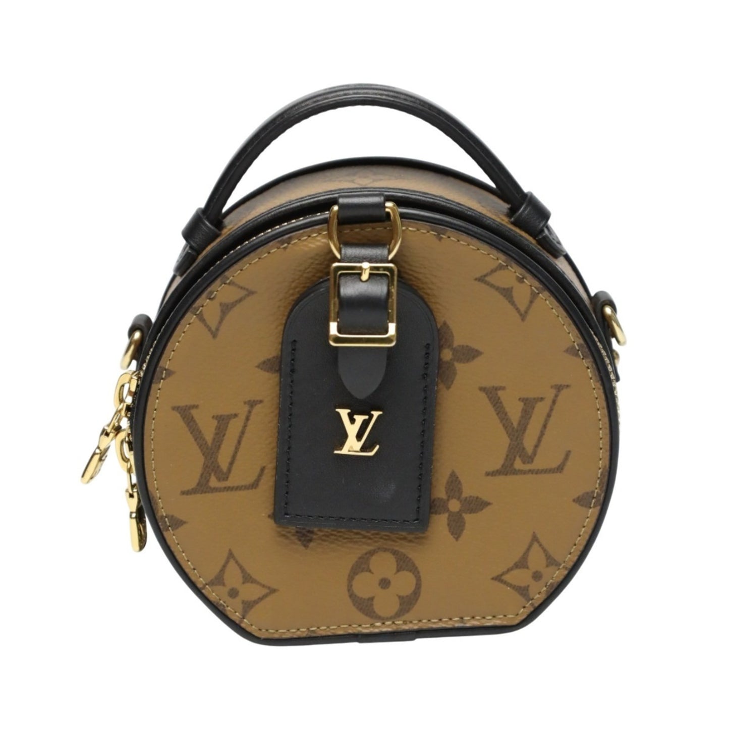 Louis Vuitton Monogram Reverse Mini Boite Chapeau Shoulder Bag M68276 Brown