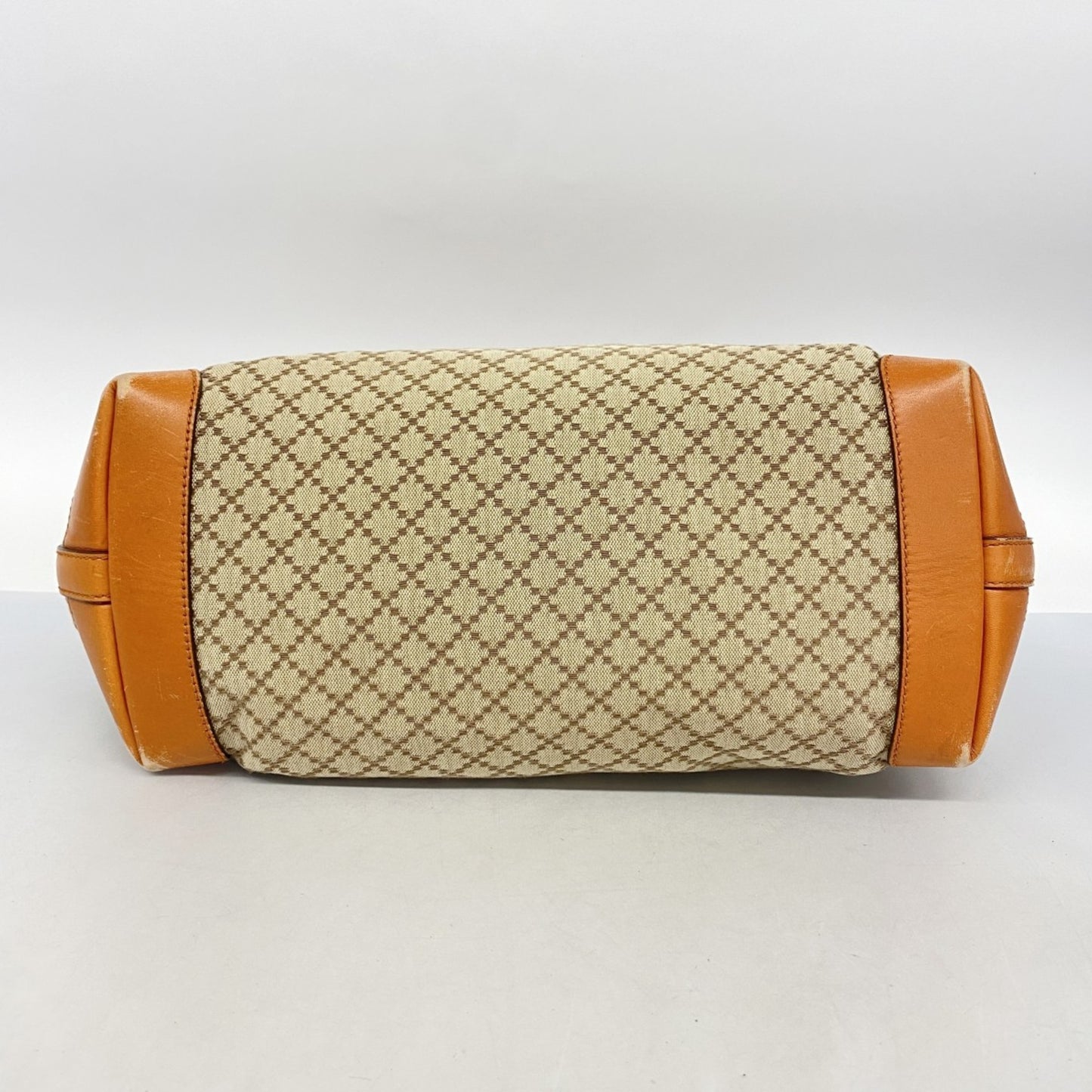 Gucci Diamante Tote Bag 247209 Canvas Beige Orange Champagne