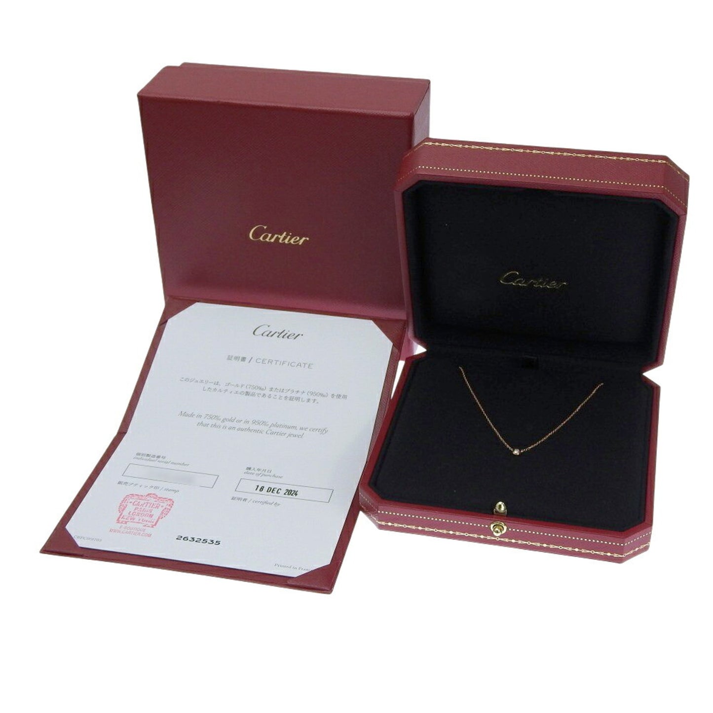 Like New Cartier Amour Diamant Lger Xs Necklace B7224516