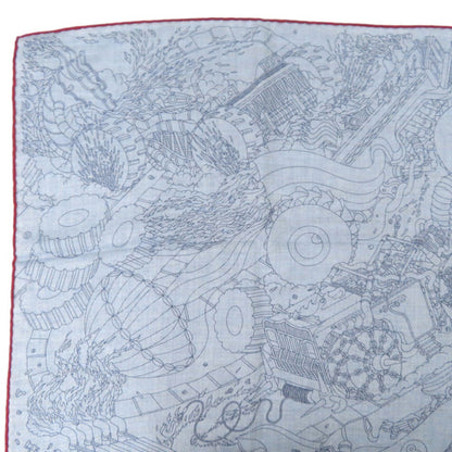 Unused Herms Carr H100 Les As Du Volant Scarf