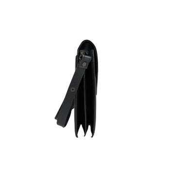Yves Saint Laurent Shoulder Bag Leather Black