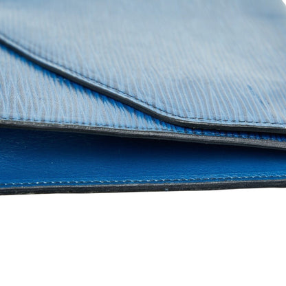 Louis Vuitton Epi Art Deco Clutch Bag M52635 Toledo Blue Leather