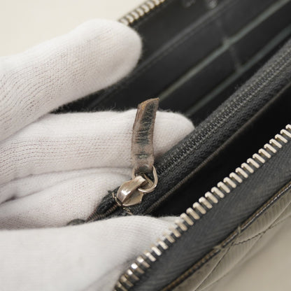 Chanel Matelasse Patent Leather Long Wallet