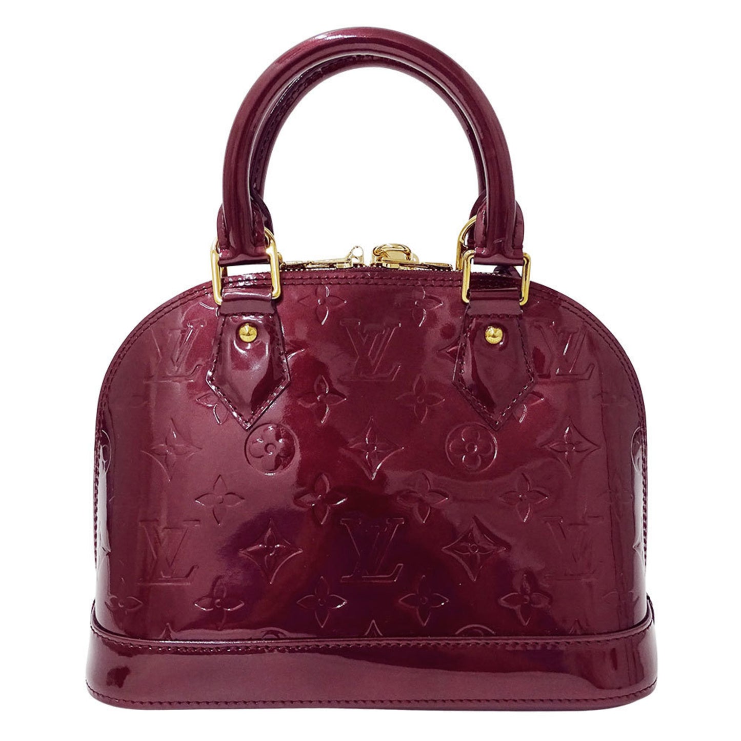 Louis Vuitton Women'S Monogram Vernis Alma Bb Rouge Fauvist Bag M91676