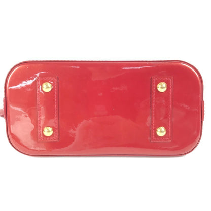 Louis Vuitton M91593 Vernis Rayeur Stripe Alma Bb 2-Way Shoulder Bag/Handbag In Patent Leather