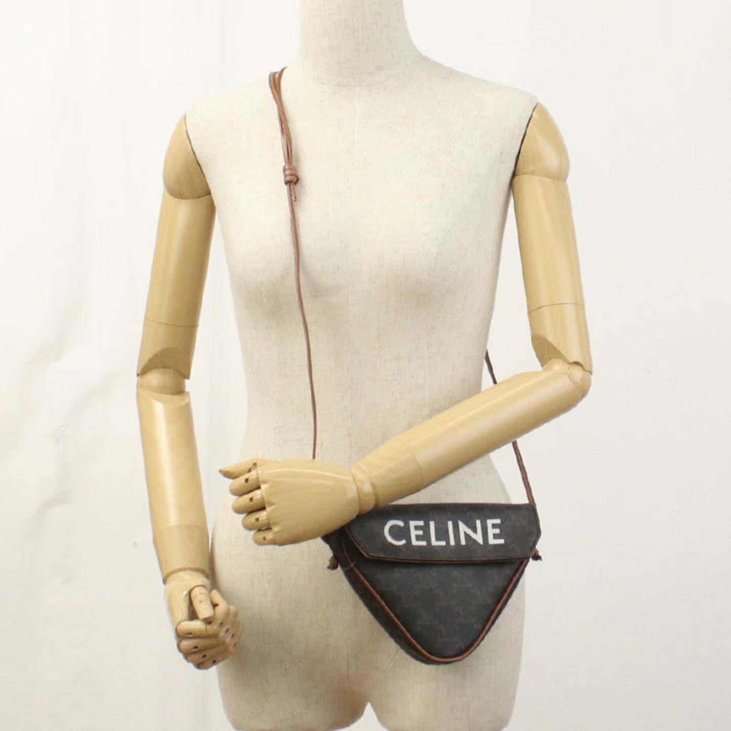 Celine Triomphe Canvas Shoulder Bag