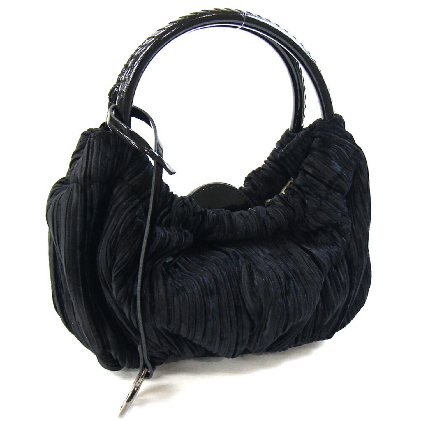 Giorgio Armani Handbag In Black Velour