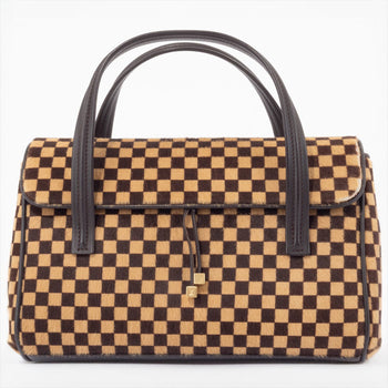 Louis Vuitton Damier Sauvage Lion Handbag M92131 Pony Leather