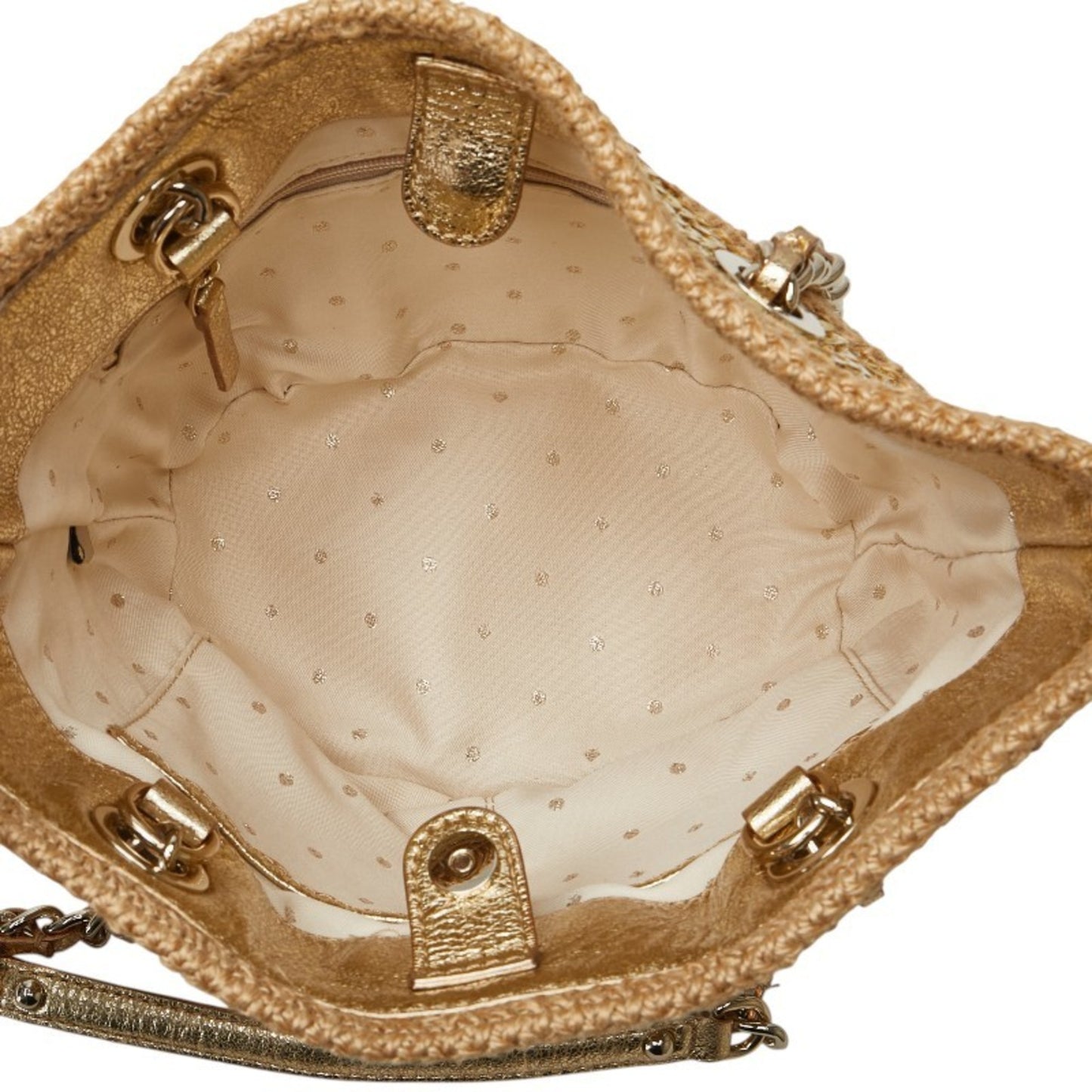 Kate Spade Sequined Chain Handbag In Beige