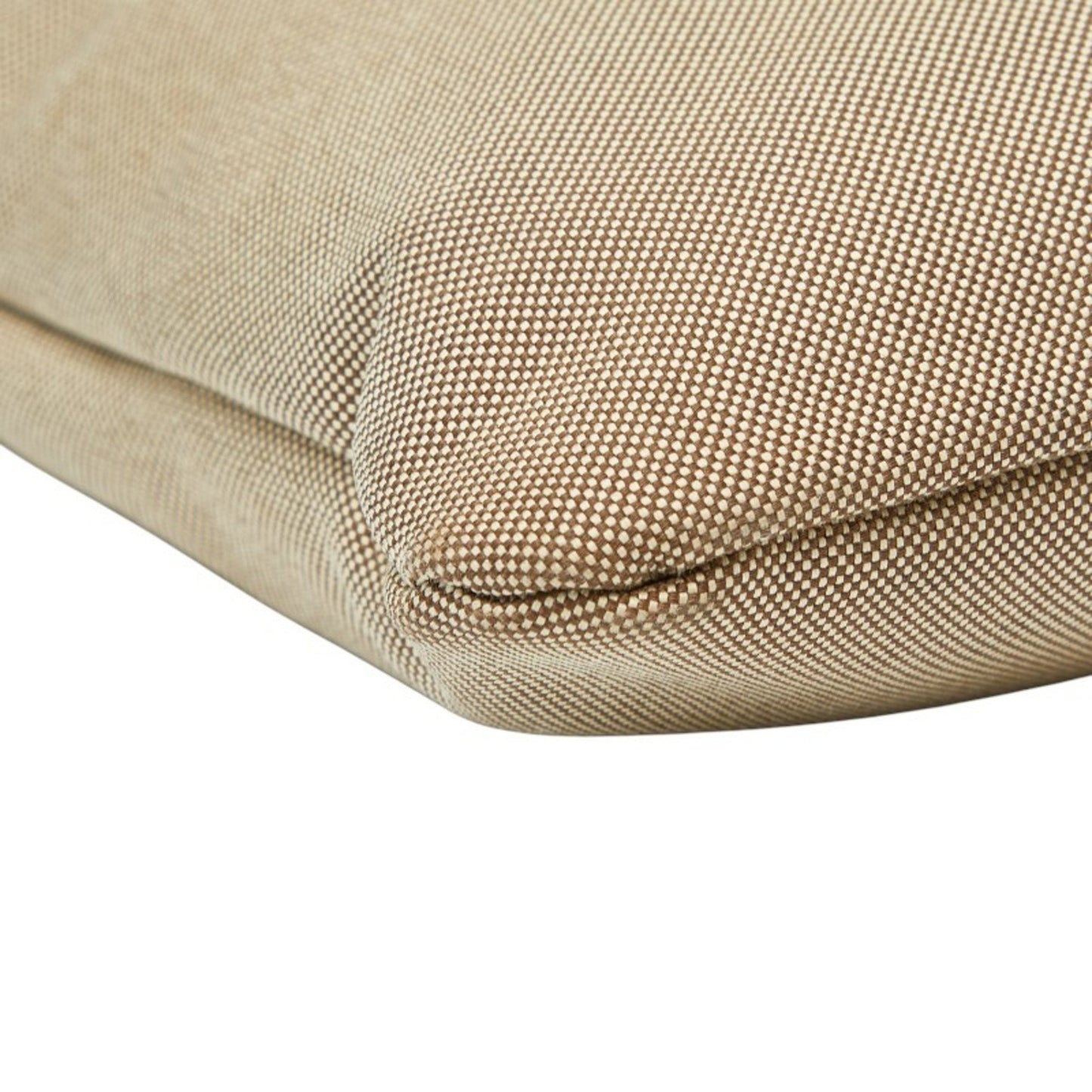 Prada Logo Jacquard Shoulder Bag Bt0551 Beige Brown Canvas Leather