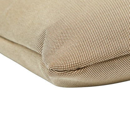 Prada Logo Jacquard Shoulder Bag Bt0551 Beige Brown Canvas Leather