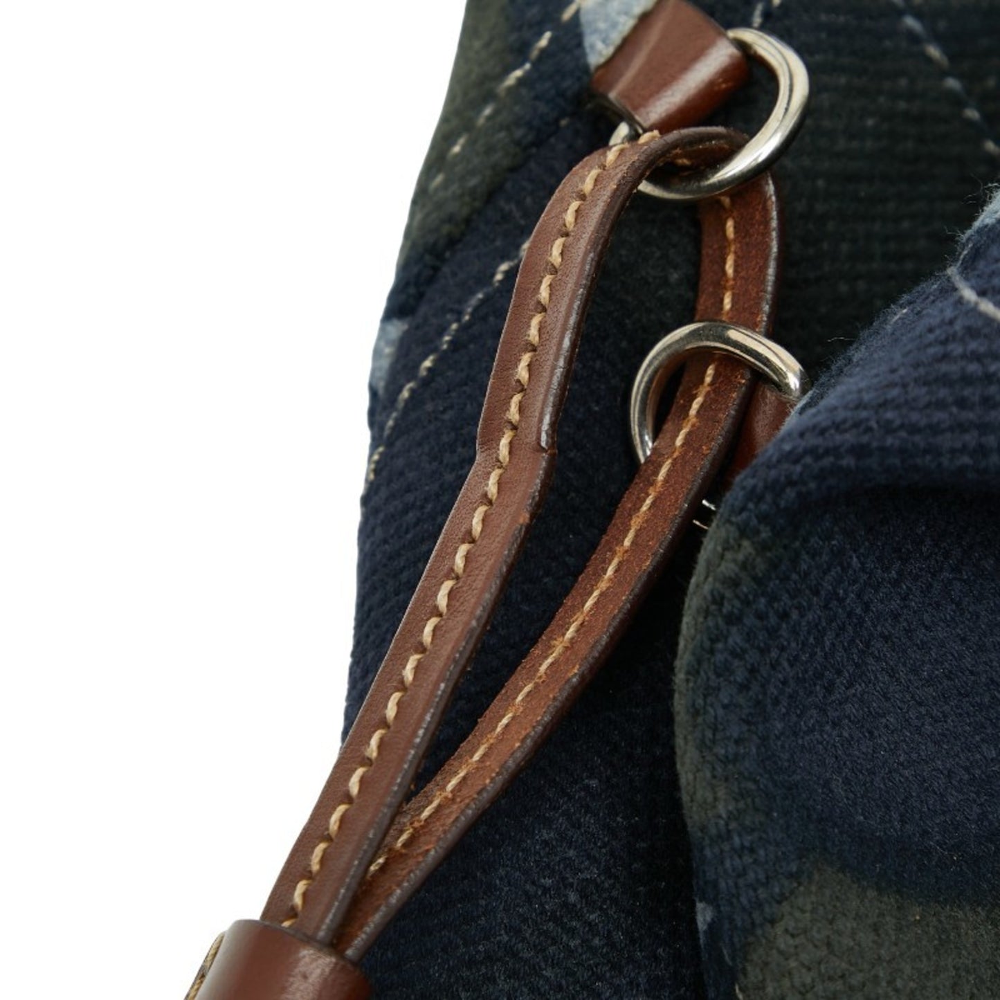 Miu Miu Miu Logo Flower Hana Handbag Tote Bag In Navy