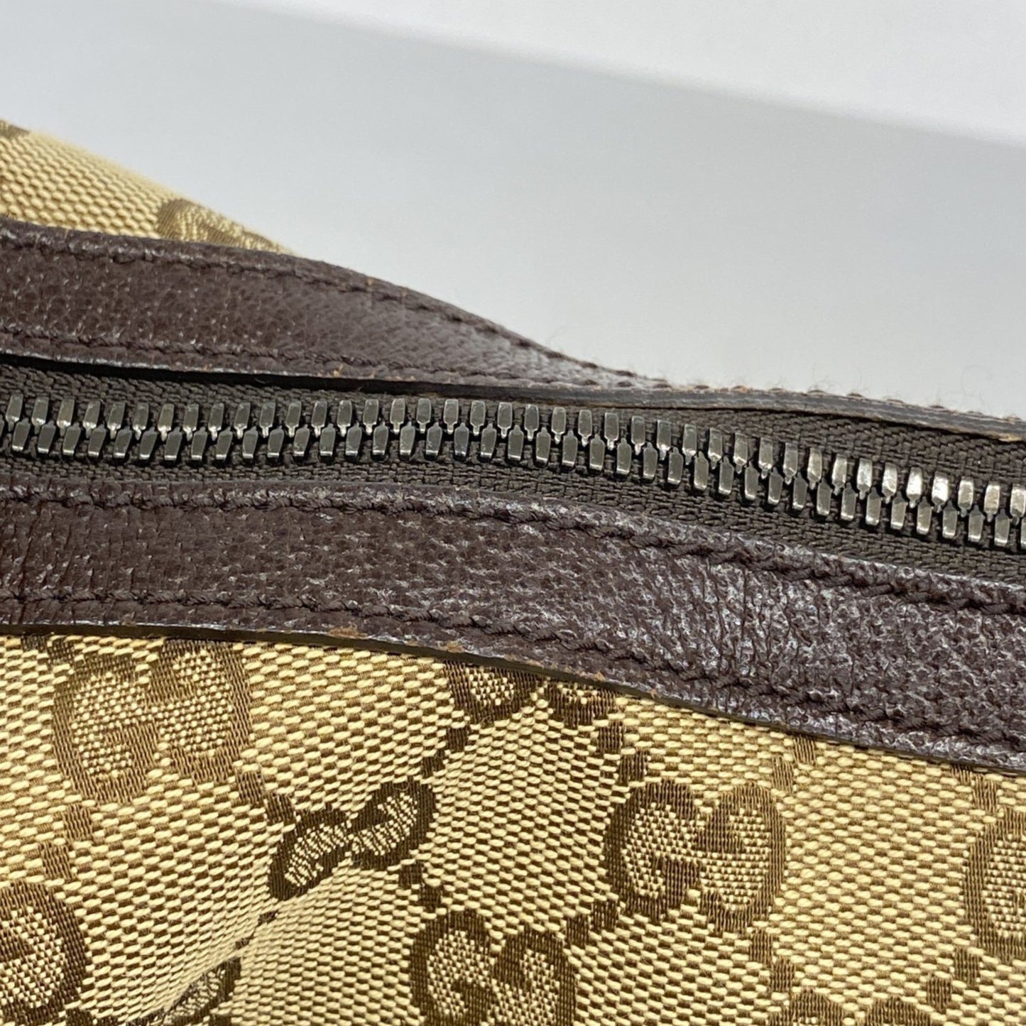 Gucci Gg Canvas Shoulder Bag 122790 Brown